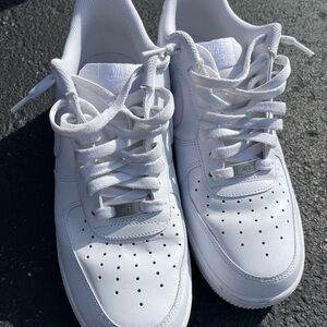 Nike All-White Athletic Sneakers